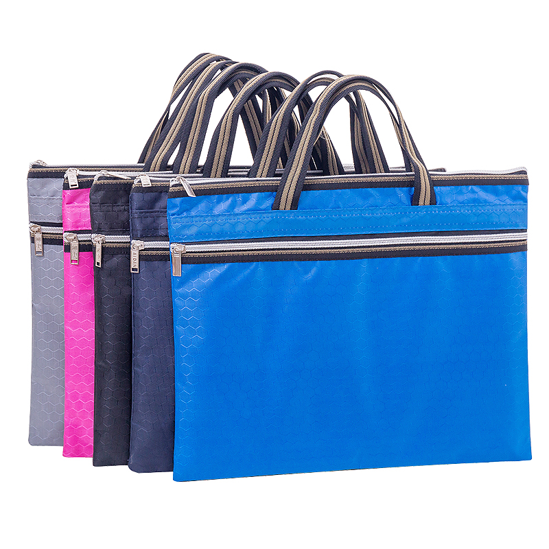 Football Textured Oxford Cloth Hand File Bag Multifunction Affairs Bag Computer Briefcase Briefcase Briefcase