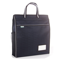 Large capacity portable file bag canvas a4 business briefcase men and women Conference bag waterproof information bag custom logo