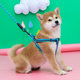 Dog leash, back-type dog leash, Shiba Inu French Dou, small and medium-sized dog pet supplies, chest harness, dog chain