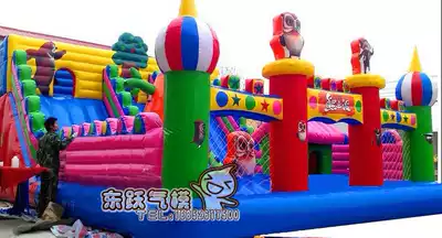 Bear invent Air model bouncy castle trampoline can be fixed to make Air model inflatable toy slide large equipment