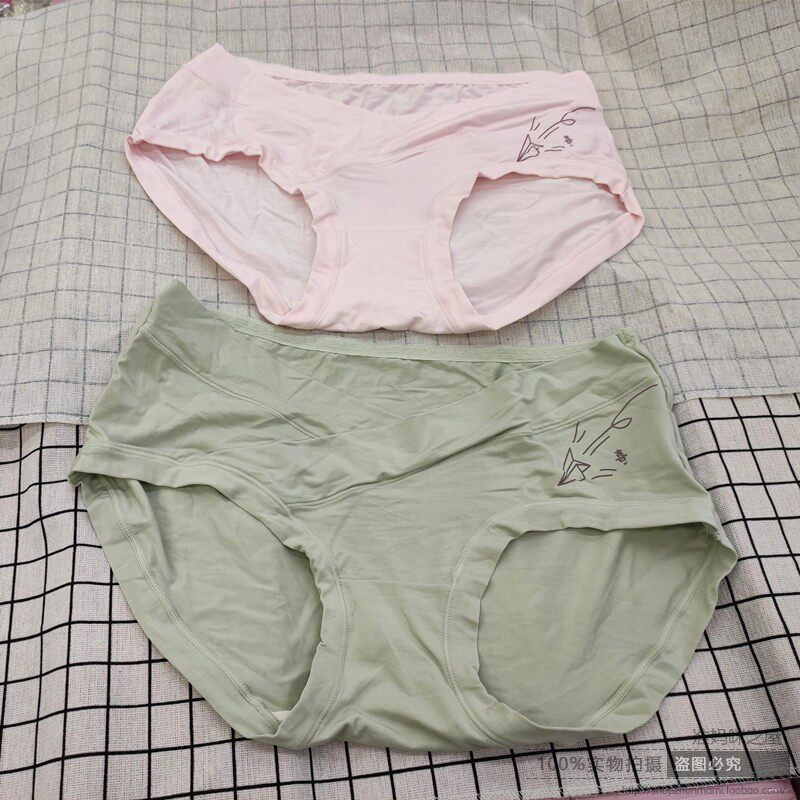 Summer New products V Type of care Pregnant Woman Underwear Low Waist Postnatal Maternal Triangle Pants 60 Modale 2 Clothing Thin