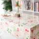 Tasteless soft plastic glass tablecloth crystal mat frosted crystal plate transparent dining table mat tablecloth waterproof and oil-proof