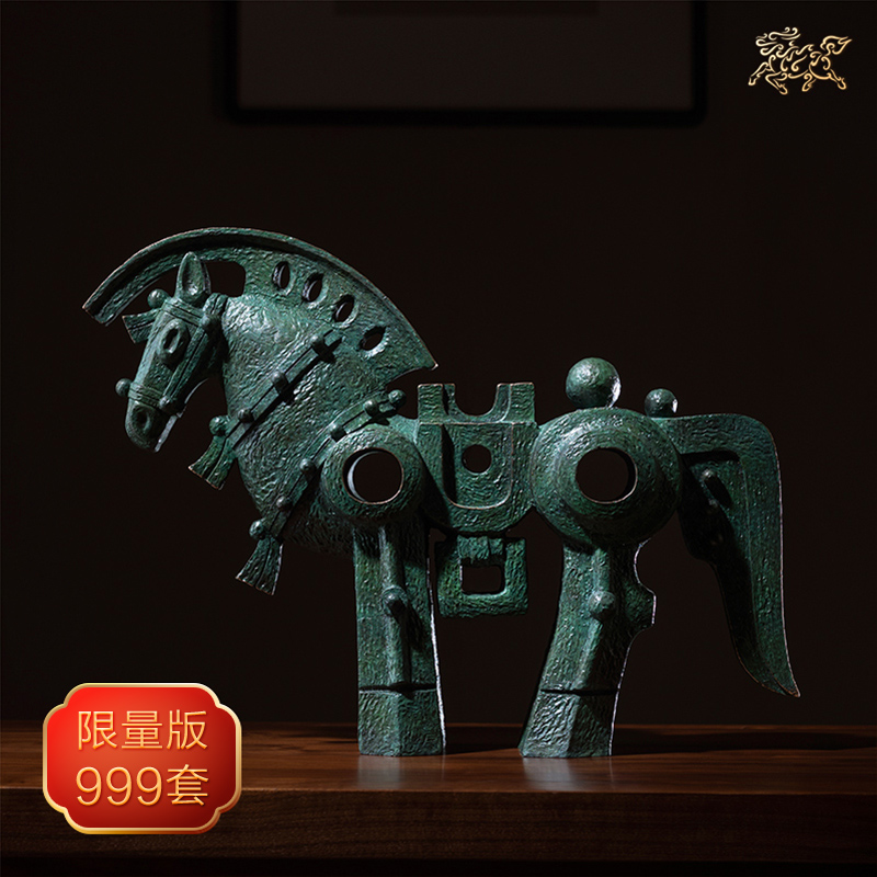 Bronze master's total copper pendulum piece Han Meilin Works 