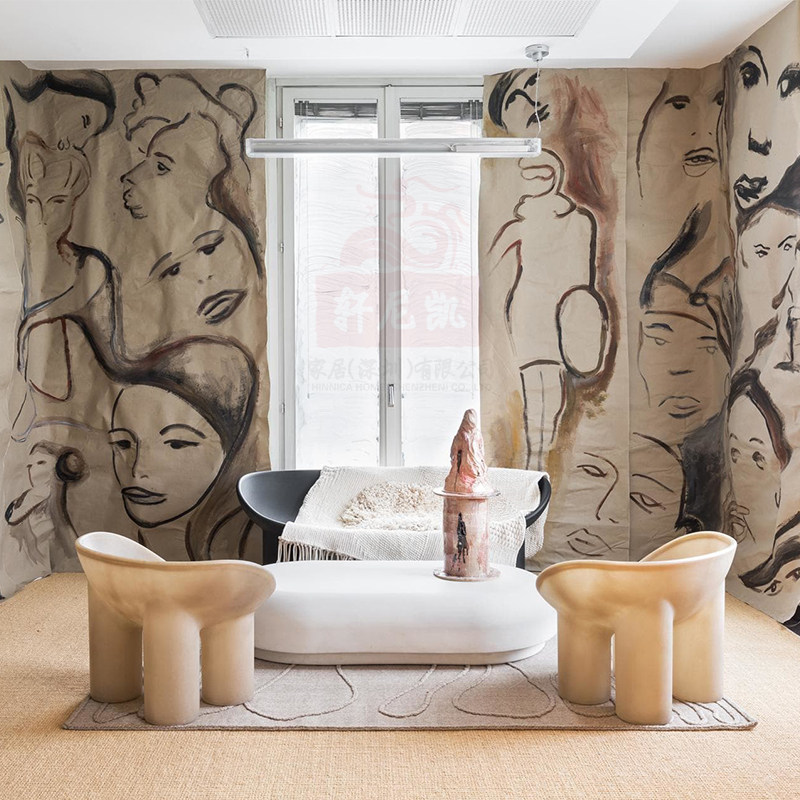 DriadeToogood Nordic designer sofa chair creative fiberglass leisure RolyPoly elephant leg chair