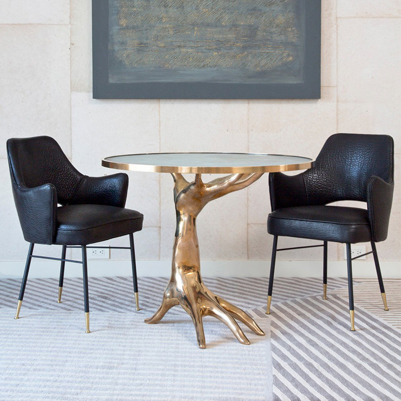 DichotomyTable dichotomy table side table fiberglass copper plated palm finger coffee table living room small side table