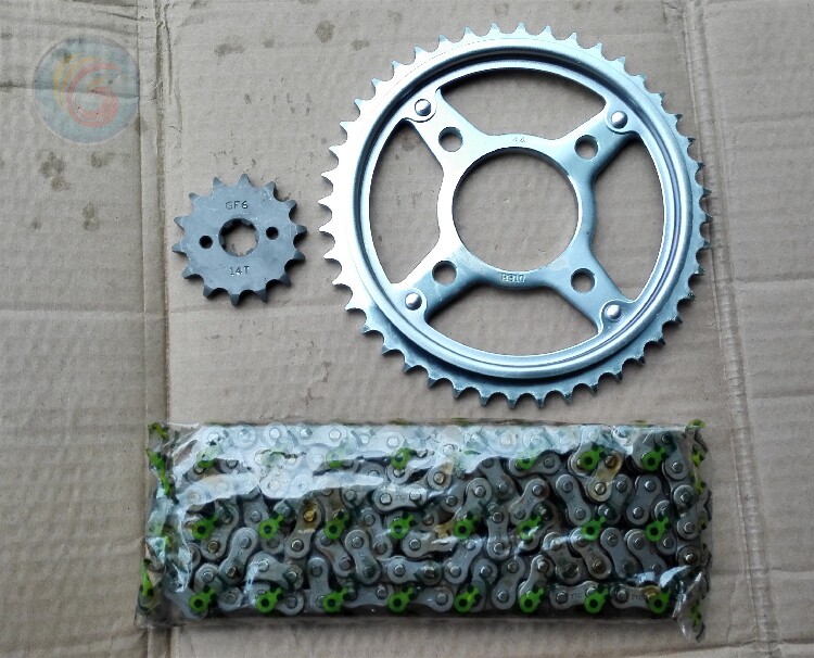 Application of new continents Honda SDH125-53-53A Sharp Biao Sleeve WH125-12 frontal Sprocket Large Fluted Disc Chain