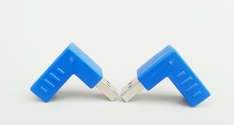 USB3.0 tốc độ cao góc phải nam nữ nam bộ chuyển đổi máy tính USB3.0 và đầu nữ của một dòng mở rộng USB90 - USB Aaccessories quạt gió mini