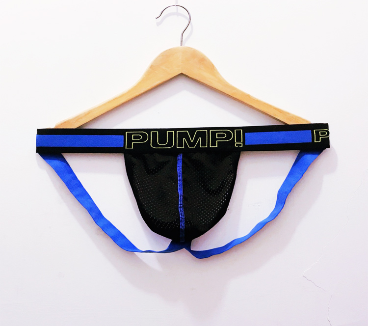 2 tải nam thong lưới gợi cảm hip quần đôi gay béo gấu trong suốt thoáng khí tam giác đồ lót PUMP quần boxer