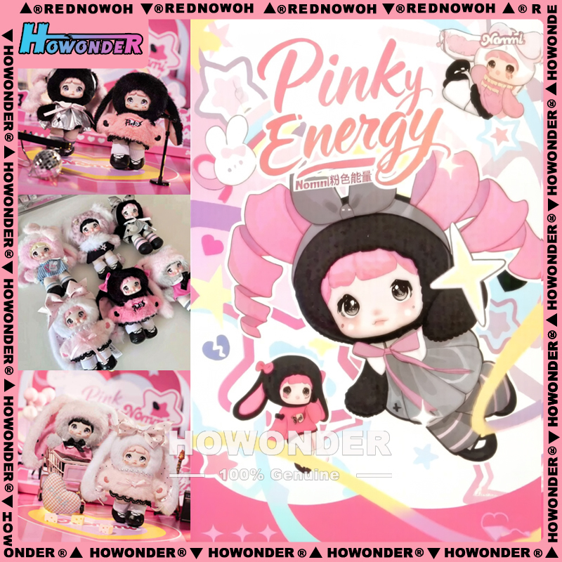 Nommi Pink Energy Vinyl Plush Pendant Blind Box Doll Girl's Gift Keychain