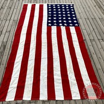 Vintage vintage first year genuine early American 48-star oversized flag hanging cloth home decoration