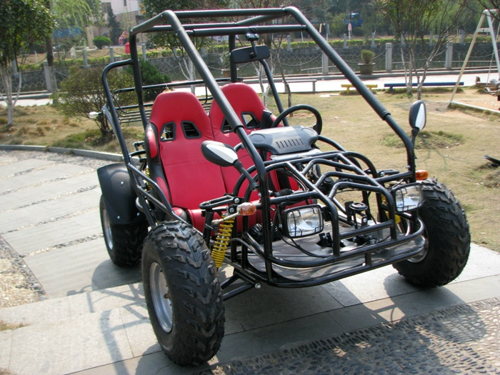 Sai Chi Kart 200cc đôi ghế đôi kart lớn 4 bánh xe máy ATV buggy