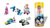 Childrens building block puzzle assembly space theme toy
