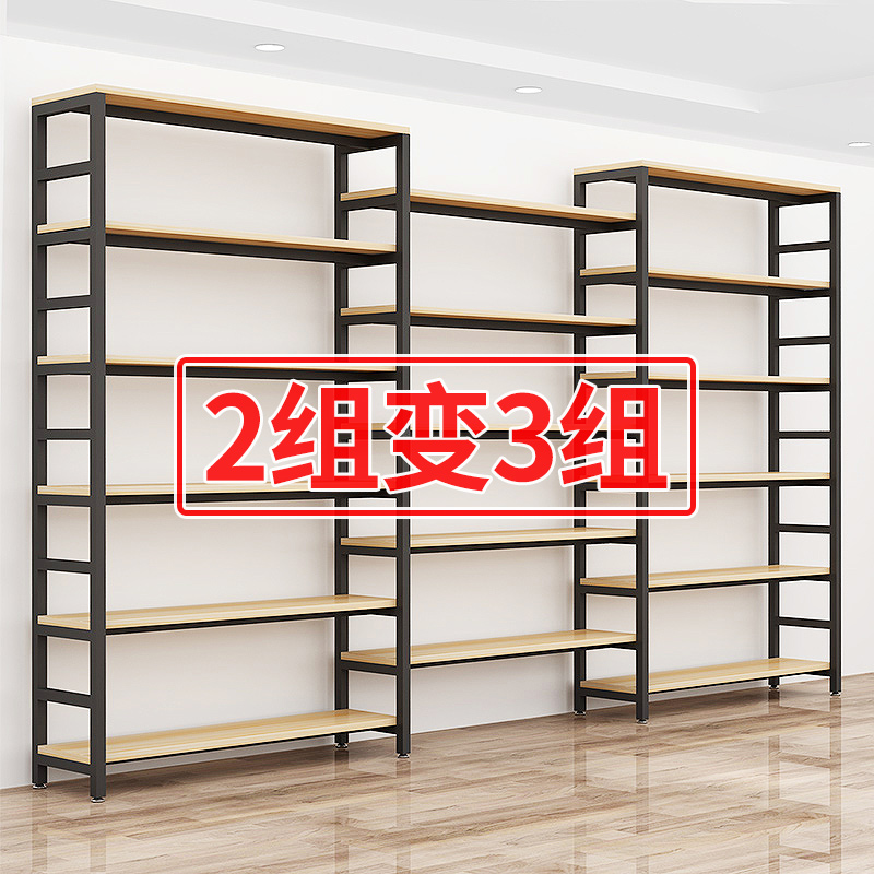 Shelf Shelf Multilayer Floor Landing Balcony Supermarket Display Shelf Sample Display Case Shelf Warehouse Storage Iron Shelf