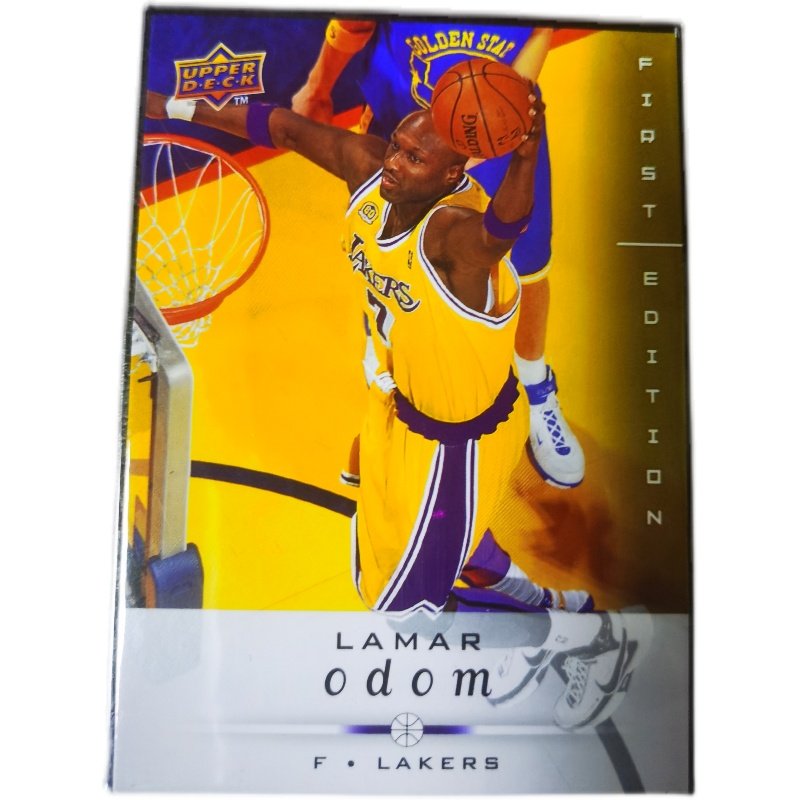 (NBA Star Card) 2008-09 UD First Edition Lakers Lamar Odom No 38