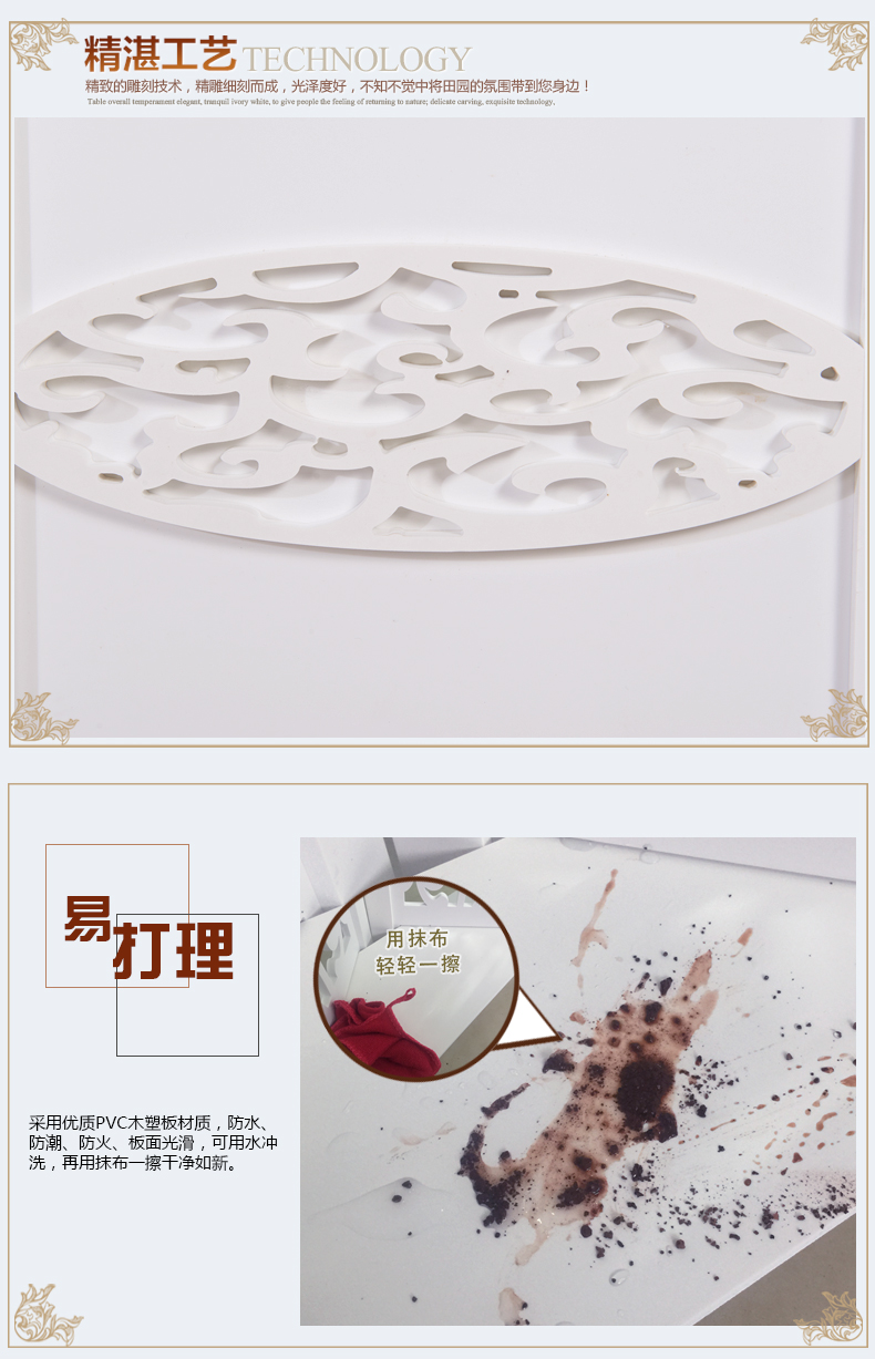 Châu Âu hiện đại tối giản sân vườn PVC hai mặt gấp màn hình hiên trắng phòng khách phòng ngủ phân vùng thời trang - Màn hình / Cửa sổ khung cửa gỗ