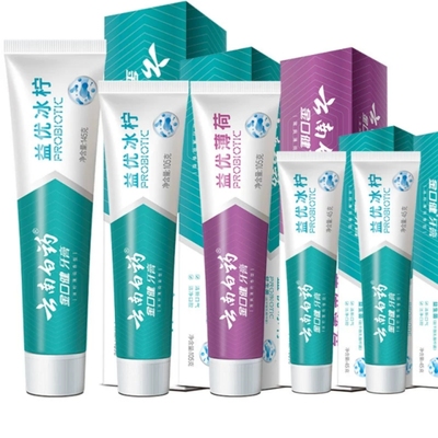 云南白药牙膏益生菌445g清新口气