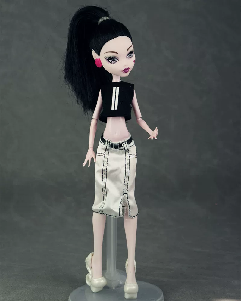 Манстер хай школьная кукла одежда, кэжуал одежда Monster High Monster Gausu вторая волна