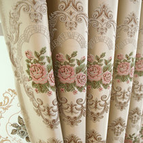 European style curtain 2019 new gauze curtain Jane Europe living room bedroom two layers full blackout floating curtain finished