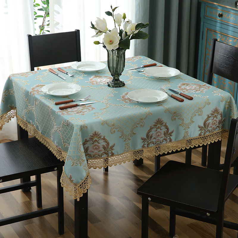 Eurostyle tea table tablecloths square table cloth Quartet Eight Immortals table table Bed bed head cabinet Fangels Home old fashioned