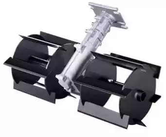 Lawn mower accessories small weeding wheel micro-tillage multifunctional agricultural small grass hoe head loosening soil wheel 26mm9 teeth