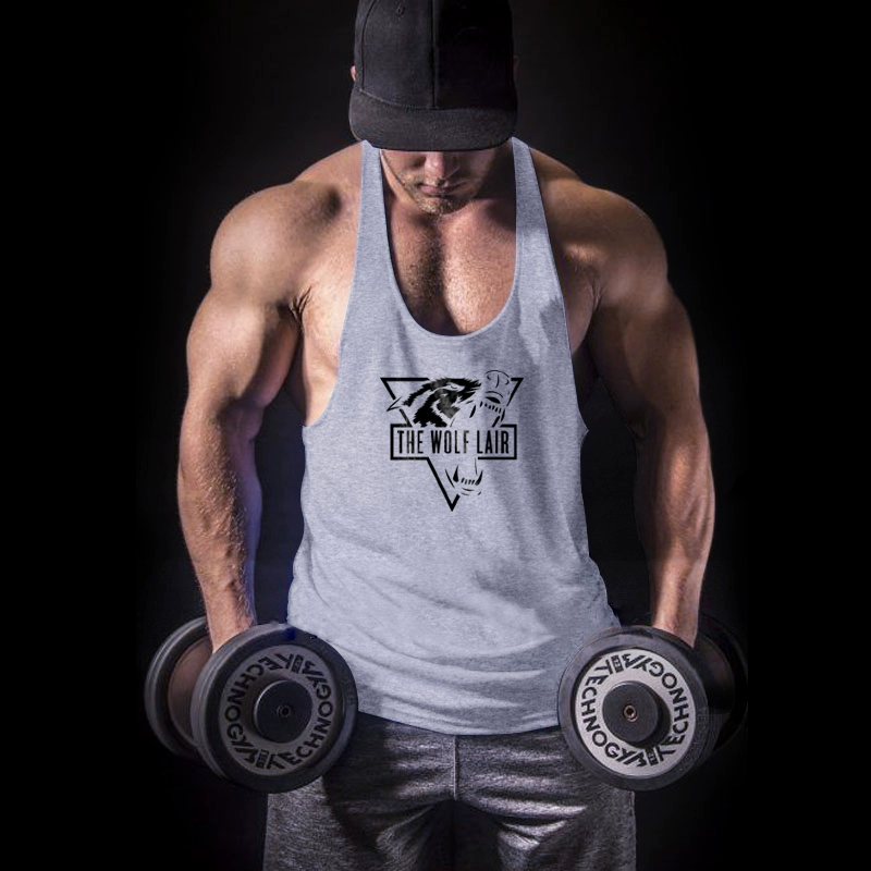 Áo vest thể dục nam kiểu cotton thể hình lỏng lẻo rèn luyện thể thao cơ bắp chó mùa hè gợi cảm không tay áo vest - Áo vest cotton áo khoác mùa hè nam
