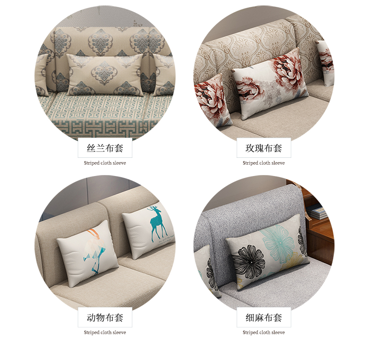 Kích thước của đồ nội thất mới của Trung Quốc hiện đại nhỏ gọn tất cả gỗ ghế sofa kết hợp căn hộ góc Royal Oak phòng khách sẵn sàng - Ghế sô pha sofa giường gấp thông minh