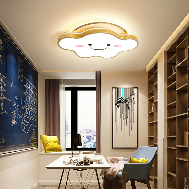 Modern minimalist LED ceiling lamp bedroom lamp Nordic ins Teenage Girl Room Lamp Bedroom Light Princess Warmth