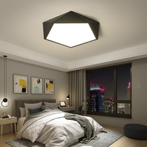 Geometric Creative led ceiling lamp Nordic bedroom restaurant room modern simple personality childrens room study lighting