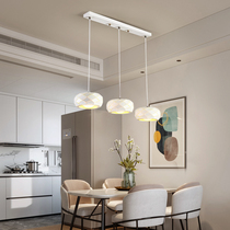 Modern simple creative personality art three-head dining room simple European atmosphere home wrought LED Nordic restaurant chandelier