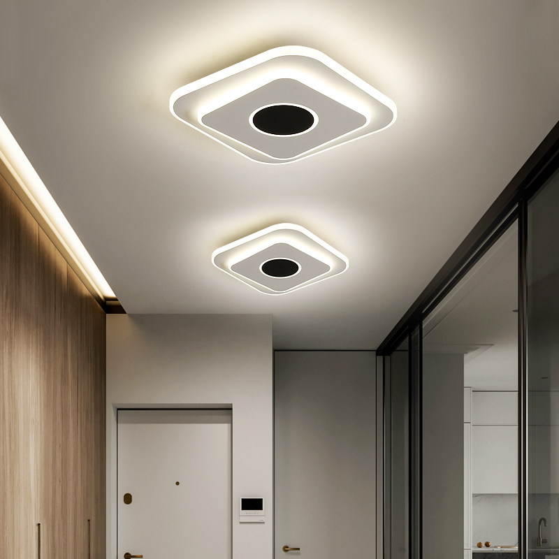 Entering door porch lighting corridor lighting network red blast mode of simple creative personality entering the foyer Nordic ceiling lamp