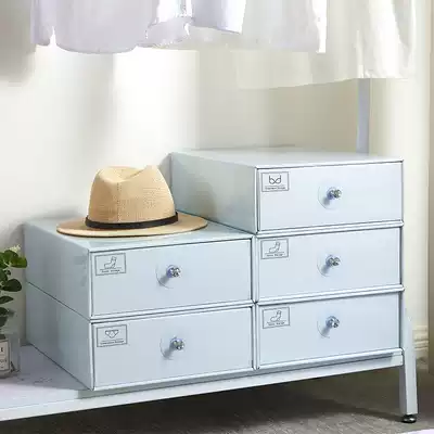 Kraft paper underwear storage box put in bra, underwear socks box, box, drawer type separator artifact