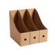 Paper storage box desktop kraft paper drawer-type office information file bookshelf storage information basket bookstand box