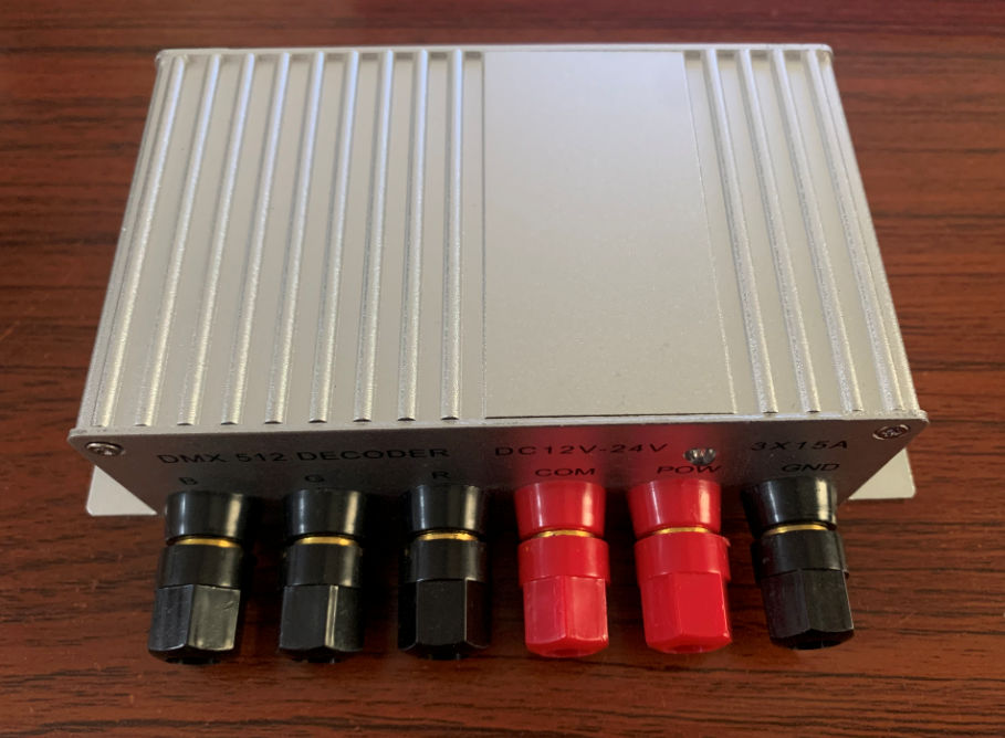 High-frequency DMX512RDM decoder with high-frequency DMX512RDM decoder for stage use without burning terminals