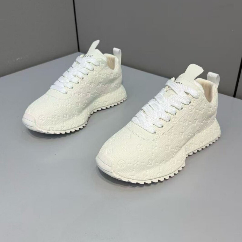 [Designer Style] 2026 Autumn New Leather Sole Casual Trendy Shoes Versatile Comfortable Light Luxury High-End Men's Shoes