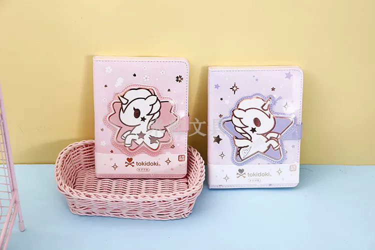 青壹坊 Tokidoki Unicorned Beast Name Pink PU Girl Cute Hand Magnetic Block 36K Color Page