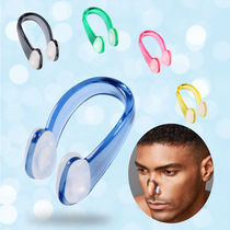 Silicone swimming nose clip swimming nose clip earplug set professional-grade adult and childrens nose clip anti-falling non-slip anti-choking