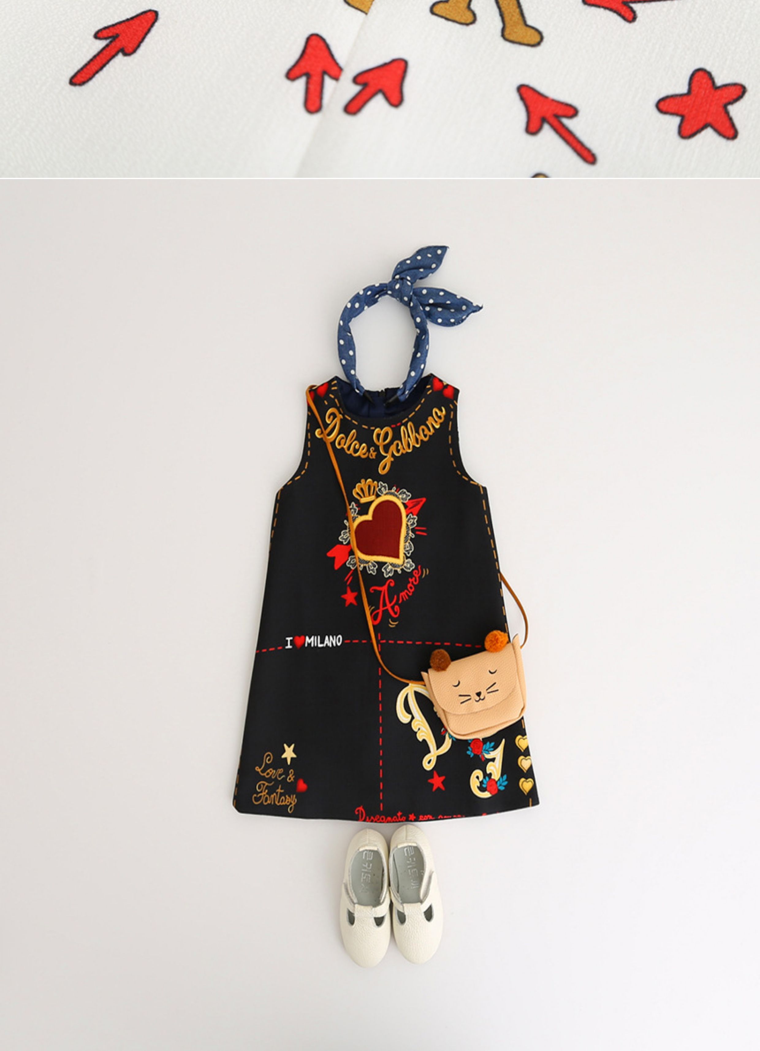 foreign trade Children's wear children Printed skirt summer The new Baby girl vest Princess Dress girl Foreign style Short sleeve Dress