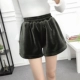 Quần short nữ mùa đông 2018 phiên bản Hàn Quốc mới của quần short nhung hoang dã Quần short cạp cao quần ống rộng ống rộng quần nữ mùa thu đông