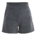 Phiên bản Hàn Quốc của quần short len ​​nữ mùa thu đông 2018 mới mặc eo co giãn đã mỏng manh khoét chân quần ống rộng Quần short