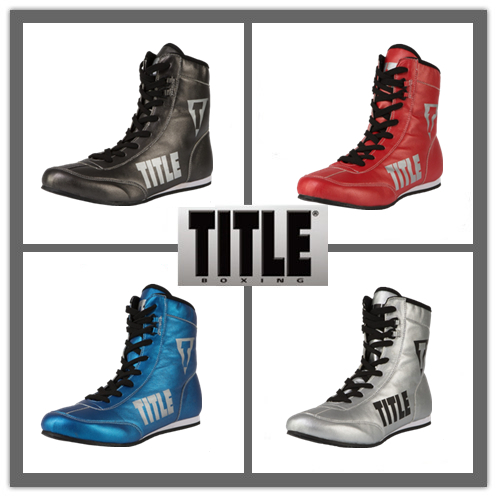 Headquarters authorized the United States straight hair TITLE boxing shoes high tube ultra-light sanda Muay Thai new 7 colors