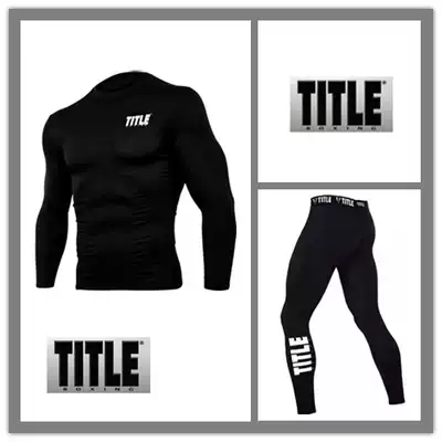 Tights men's sports quick-drying clothes underwear fitness set men's yoga running compression clothes fitness clothes men