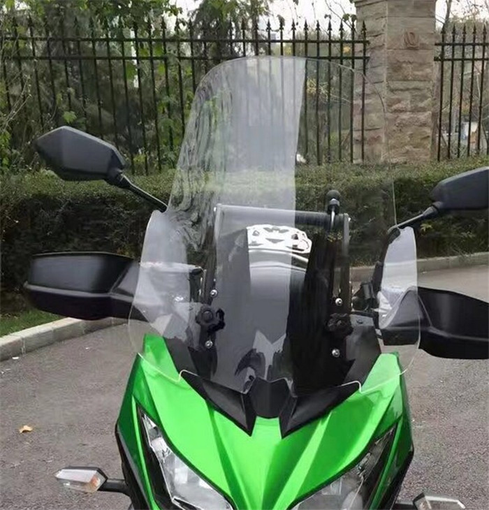 Suitable for Kawasaki alien 650 windshield versys650 15-22 years heightened and widened windshield windshield
