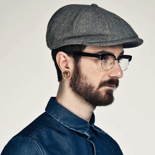 Retro locomotive rider's cap RRL reengrained Amami's vintage three-decade old retro hat-handsome