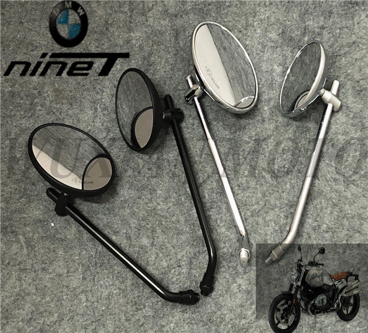 Application of the BMWR Nine T take the iron PURE climbing reptile retrofitted with retro round rear mirror reflective mirror