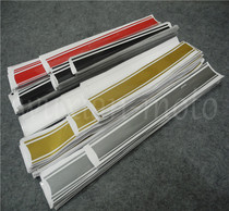 Retro motorcycle modified cafe racer coffee Knight tank clay plate sticker decal sticker applique vertical strip film