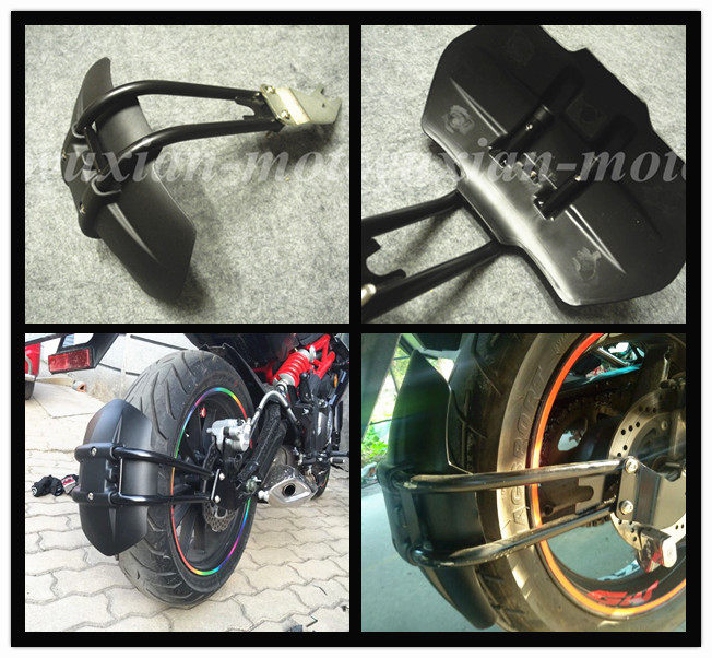 250R rear fender Bran up to 390250 DL250 rear fender modified water retaining plate