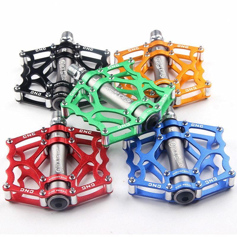 Mpeda Bicycle Pedals Ultra-Light Aluminum Alloy Platform Mountain Bike Road Bike Universal Cycling Pedals Cross-Border