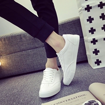 Pure Leather Small White Shoes Male Korean Version Casual 100 Hitch Classic White Board Shoes Couple Womens Leather Face Sails Shoes Trend Shoes
