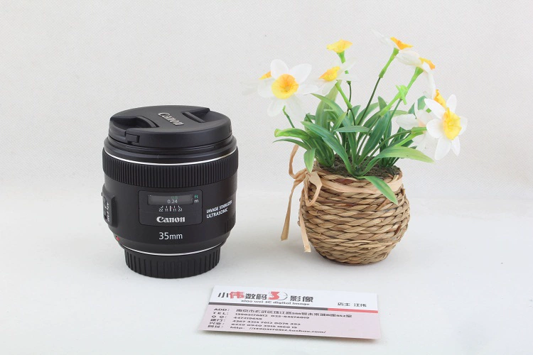 Mới nguyên vẹn Canon EF 35mm f / 2 IS SLR ống kính Thủ 35/2 bán hàng vật lý 5 năm bảo hành - Máy ảnh SLR