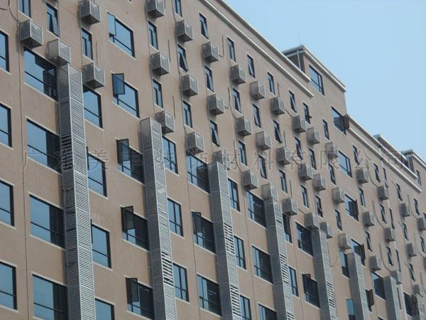 Rain-proof shutters wall decorated aluminum alloy air-conditioned basement machine cover overhaul air conditioning outer machine shutters